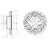 DELPHI BG3882 Brake Disc